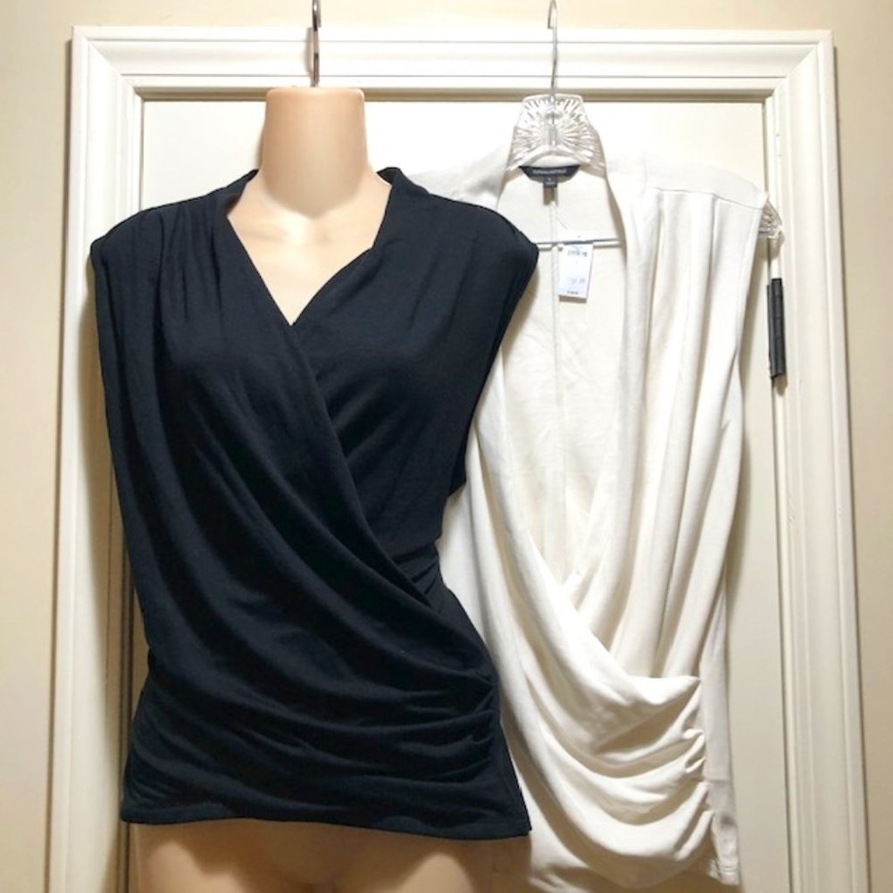 LAST CHANCE!  NWT Banana Republic Surplus Blouses Large TWO-PACK!